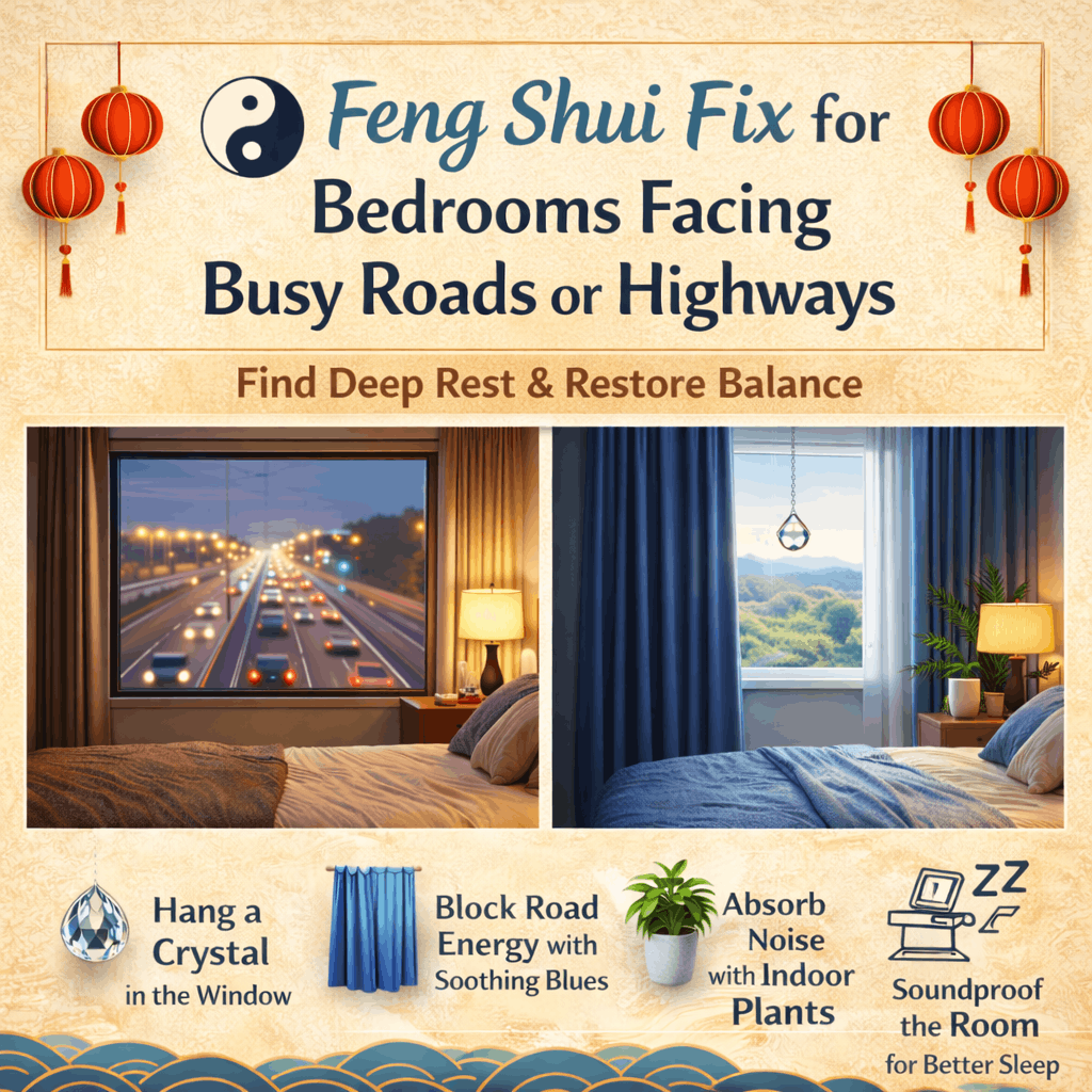 Bedrooms Facing Highways Feng Shui Remedies