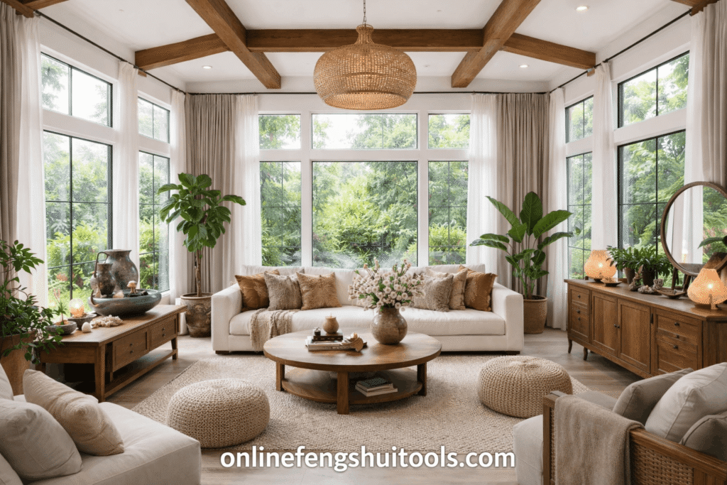 Feng Shui Fix for Living Rooms With Too Many Windows