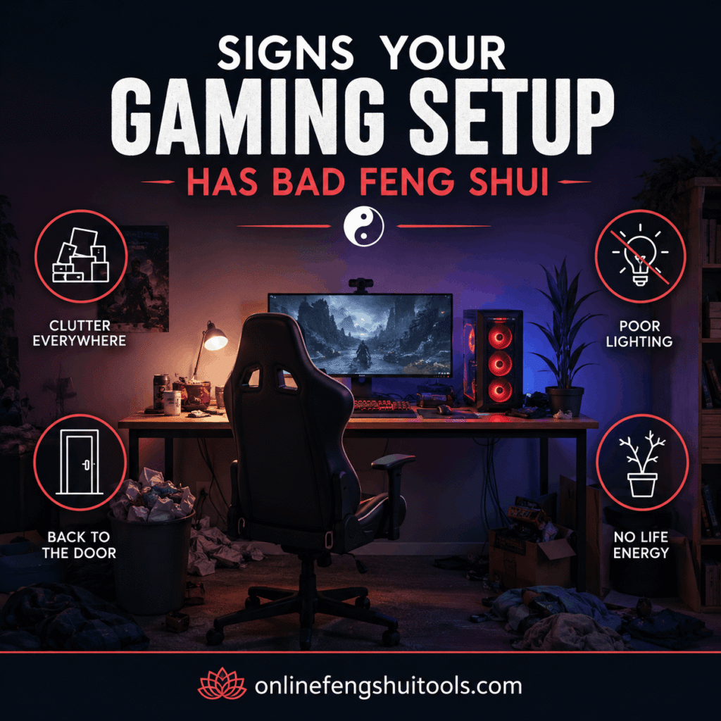 Signs Your Gaming Setup Has Bad Feng Shui