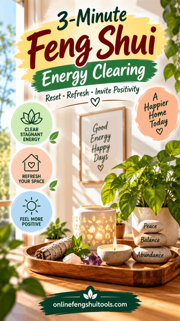 3-Minute Feng Shui Energy Clearing