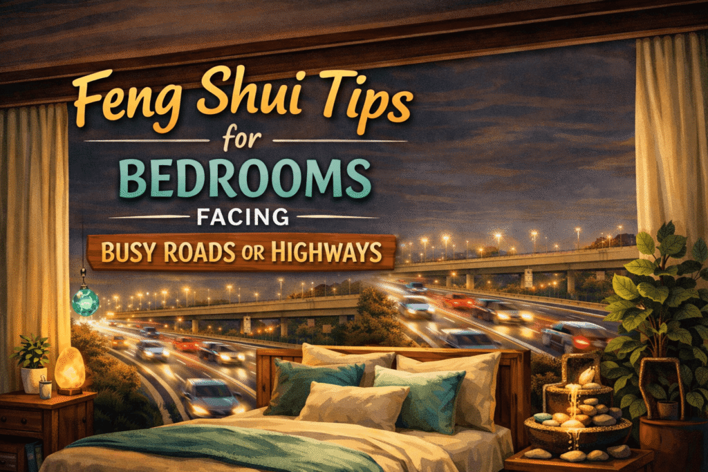Feng Shui Fix for Bedrooms Facing Busy Roads or Highways (Calm Traffic Energy & Sleep Better)