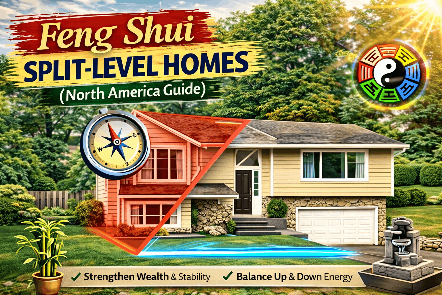 Feng Shui Split Level Homes