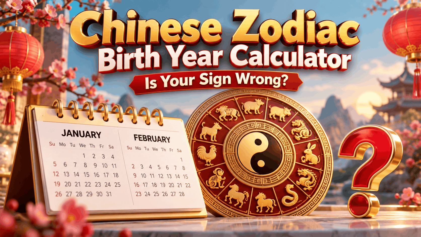 Chinese Zodiac Birth Year Calculator